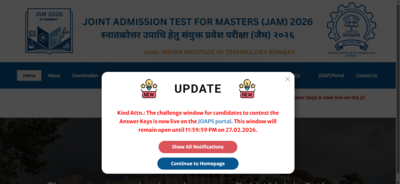 iit jam 2026 answer key released