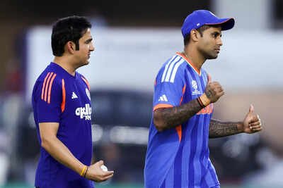ahmedabad feb 22 ani india39s head coach gautam gambhir and skipper suryakuma