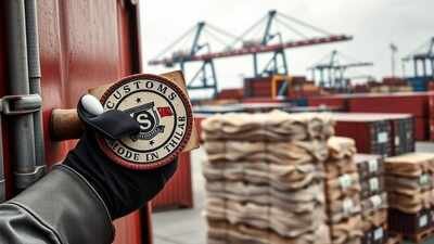 customs seal and yarn