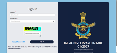 iaf agniveervayu 012027 intake admit card