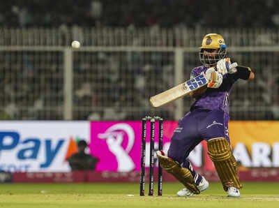 kolkata kkr39s ajinkya rahane plays a shot during the indian premier league ipl
