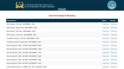 ntr university bsc nursing result 2026 declared for multiple