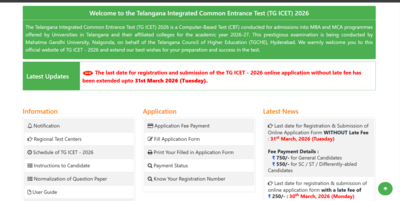 tg icet registration window deadline extended 2026