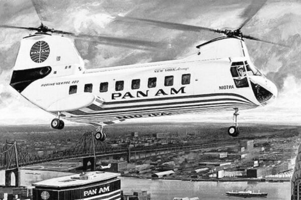 Did you know NYC once flew helicopters from skyscraper rooftops