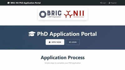 bric nii phd admission 2026