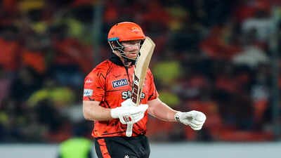 hyderabad apr 18 ani sunrisers hyderabad39s heinrich klaasen celebrates his h