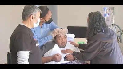 indian origin new jersey man kishan patel who was shot by off duty nypd officer rendering him paralyzed is back home from a rehab facility after two years photo 6 abc philadelphia