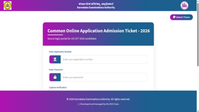 kcet hall ticket 2026