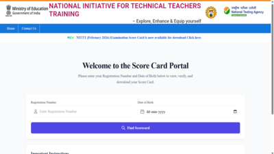 nta declares nittt 2026 result