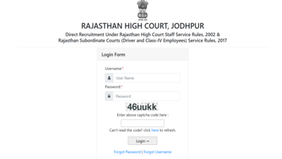 rajasthan high court driver admit card 2026