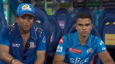 sachin and arjun tendulkar become first father son pair to feature in ipl