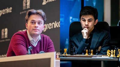 vincent keymer and javokhir sindarov photo by freestyle chess and niki riga