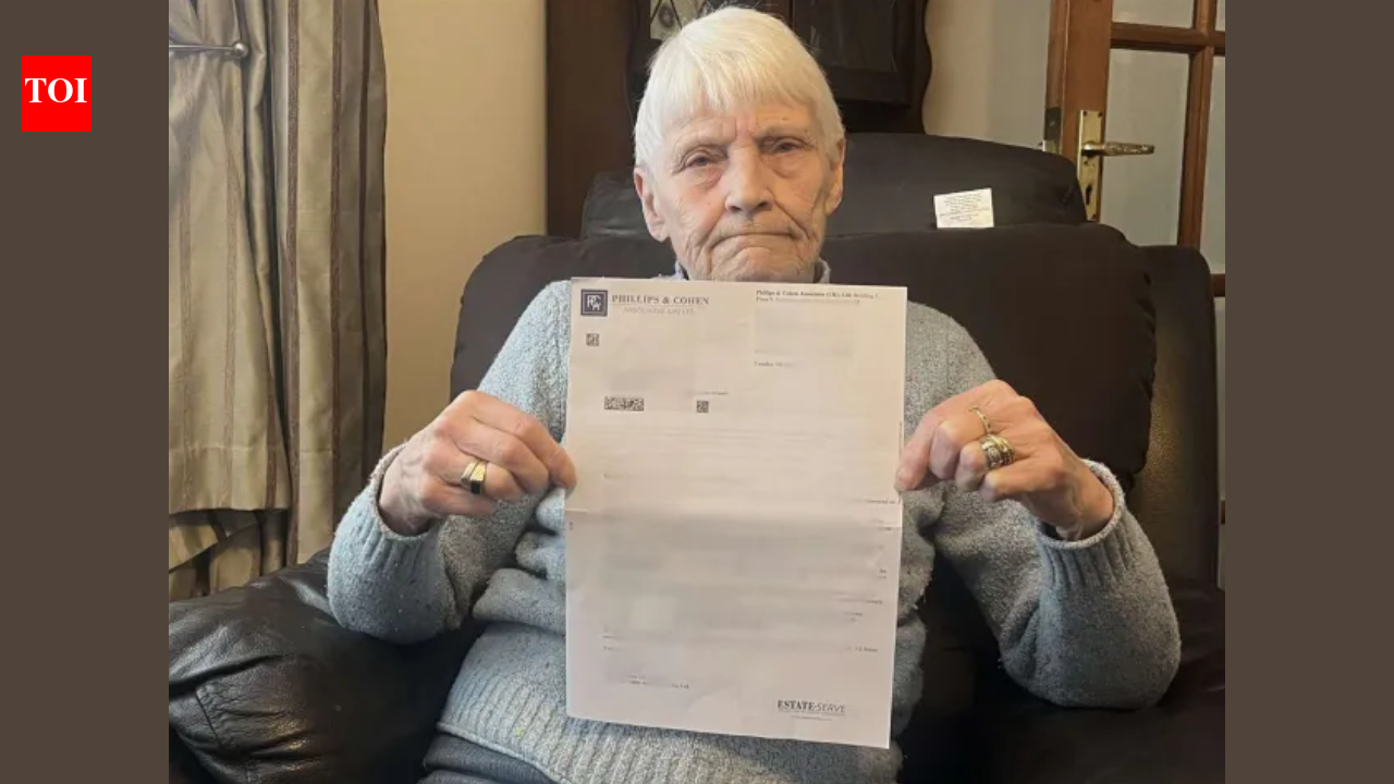 78 year old UK great grandmother left shaken after utility firm mistakenly declares