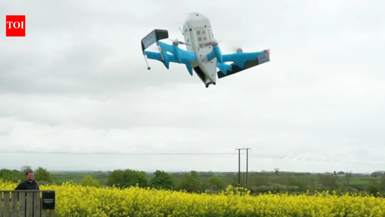Amazon begins drone deliveries in UK with Darlington pilot programme