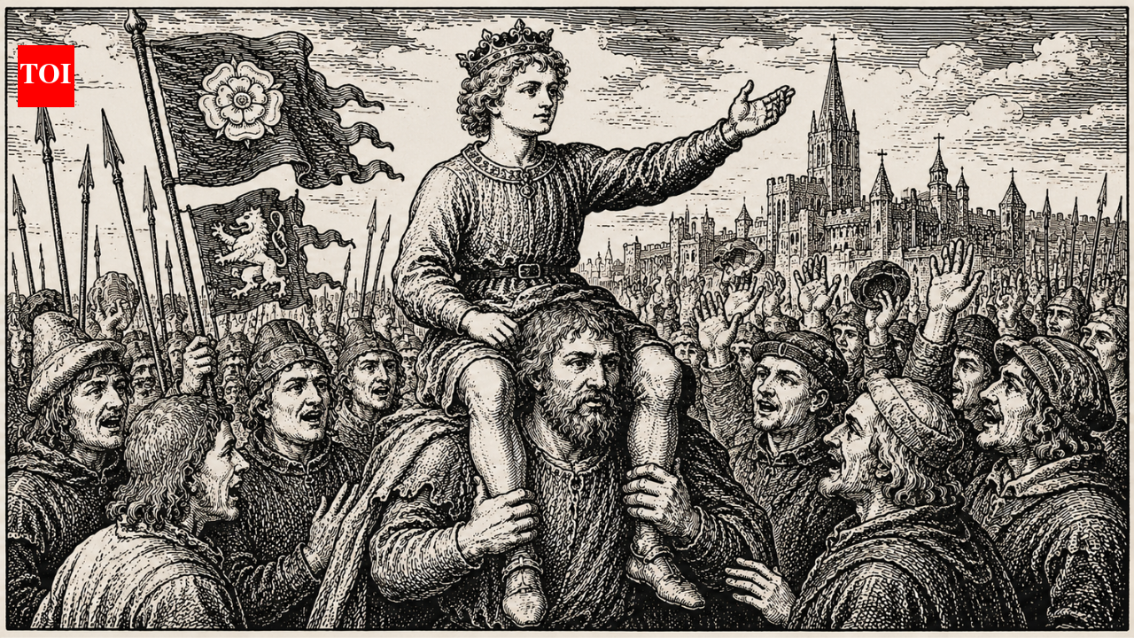 The poor English boy crowned King of England at 10