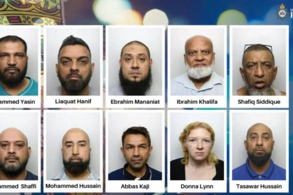 UK grooming case 20 jailed for 277 years over rape