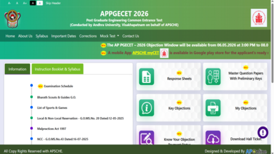 ap pgecet 2026 answer key response sheet