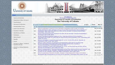 calcutta university result 2026