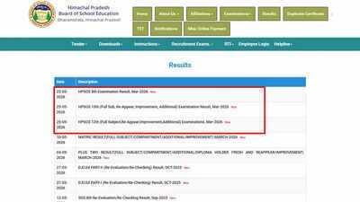 hpsos march 2026 exam results declared