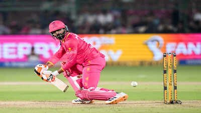 jaipur may 09 ani rajasthan royals39 ravindra jadeja plays a shot during the