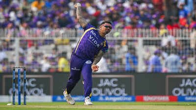 kolkata apr 19 ani kolkata knight riders39 sunil narine bowls during the indi