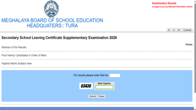 mbose meghalaya sslc supplementary result 2026 released
