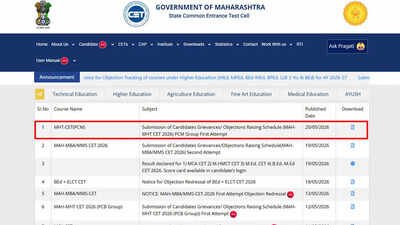 mht cet 2026 answer key