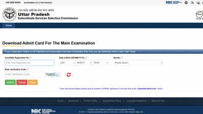 up lekhpal city intimation slip 2026