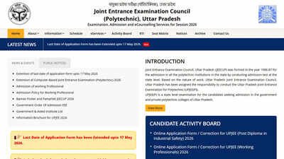 upjee polytechnic application last date