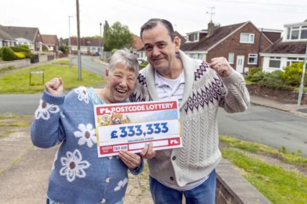 ‘Shes luckier than me UK woman wins 333000 lottery prize