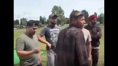 a group of indian origin men saved a woman from a stalker in a viral video from canada