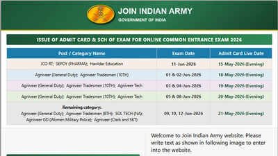 agniveer cee 2026 admit card and exam guidelines issued for candidates