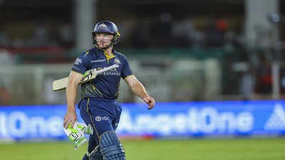 ahmedabad may 31 ani gujarat titans39 jos buttler walks back to the pavilion