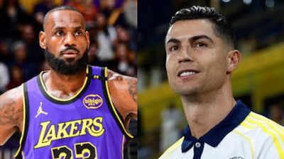 cristiano ronaldo and lebron james turn nike mind slide shoes into global talking point with viral image