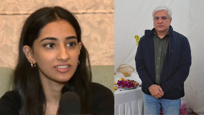 devina gahlot l photo credit ani daughter of bjp leader kailash gahlot r photo credit xkailash gahlot has achieved the coveted all india rank 1 in the cuet ug 2026