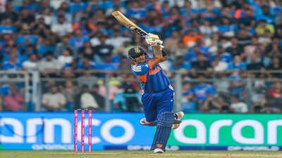 from 776 suryakumar yadav39s 84 takes india to 1619 against usa