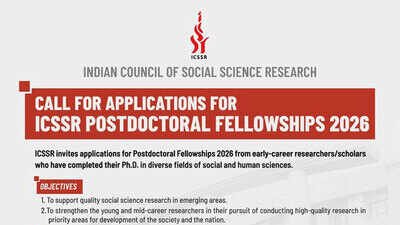 icssr postdoctoral fellowship 2026