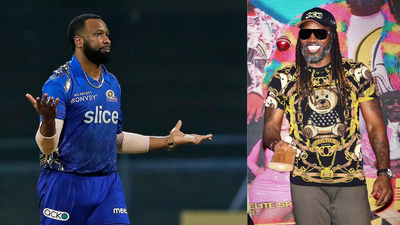 kieron pollard and chris gayle