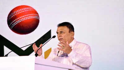 mumbai may 24 ani former cricketer sunil gavaskar speaks during the launch o