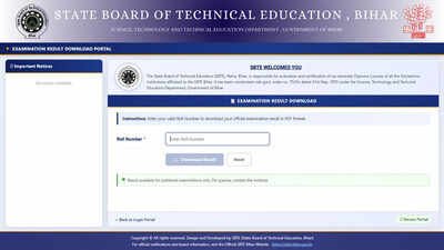 sbte bihar result 2026