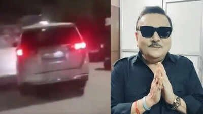 senior tmc mla madan mitra faced protests in ariadaha with residents allegedly hurling eggs at his vehicle amid demands for repayment of quotcut moneyquot