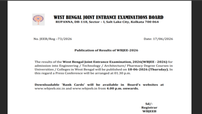 wbjee admit card 2026