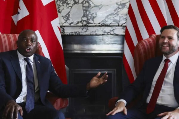 ‘Mr Vice President youre wrong David Lammy rejects Vances ‘mass