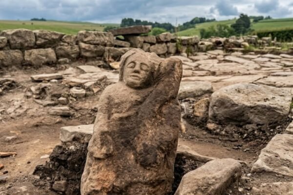 1600 year old Roman ‘guardian spirit discovered beneath ancient fort in northern