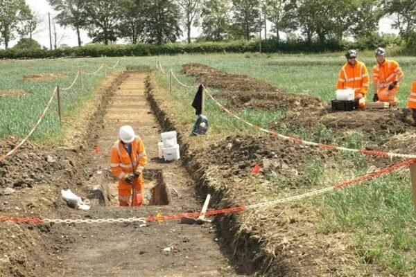 A 1740 year old Roman coin was found during an English railway