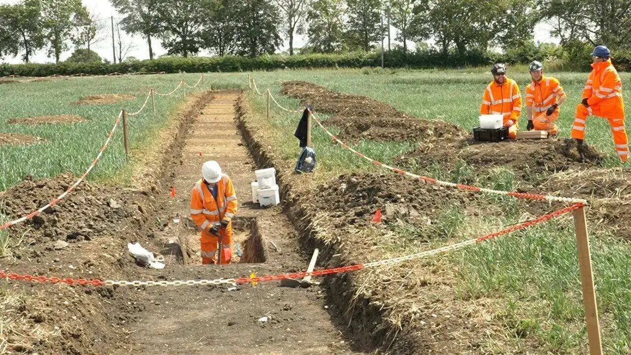 A 1740 year old Roman coin was found during an English railway