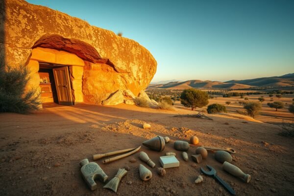 Archaeologists discover three hidden 5000 year old fairy houses on an ancient