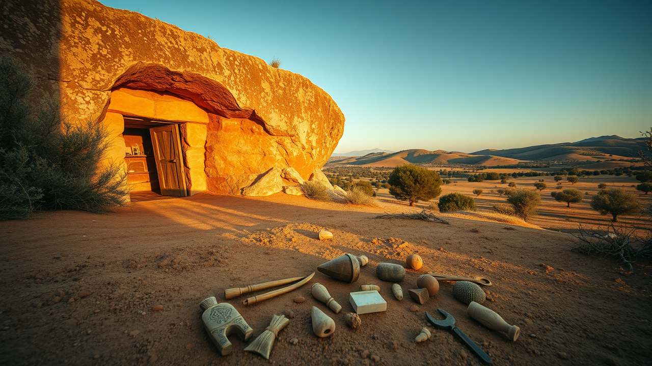 Archaeologists discover three hidden 5000 year old fairy houses on an ancient