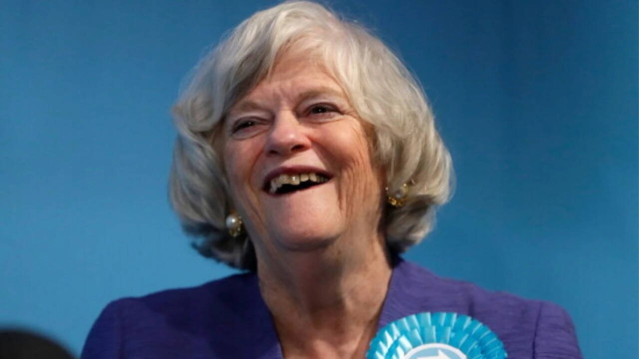 Ex UK minister Ann Widdecombe was hit 21 times with hammer