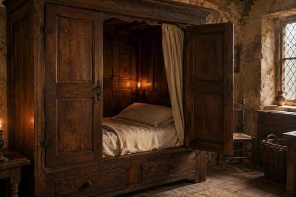 Why people slept inside wooden cupboard beds for hundreds of